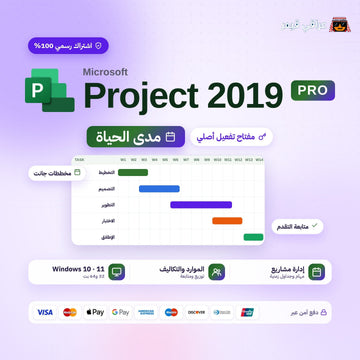 اوفيس بروجيكت برو Project Professional 2019
